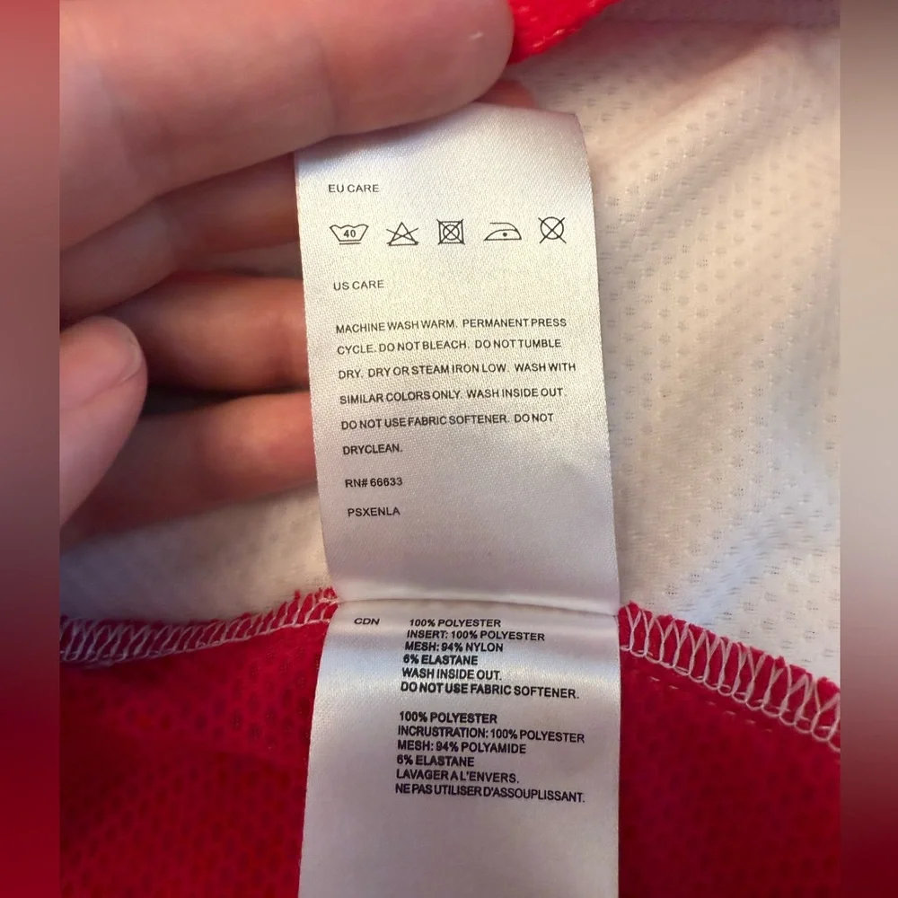 Gore Bike Wear Jersey Top Sz XL Red White - Picture 6 of 6